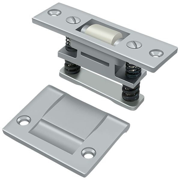 Deltana RCA430U26D Roller Catch; Heavy Duty; Satin Chrome Finish Main image