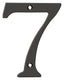 Deltana RN4-7U10B 4" Numbers; Solid Brass; Oil Rubbed Bronze Finish
