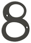 Deltana RN4-8U10B 4" Numbers; Solid Brass; Oil Rubbed Bronze Finish