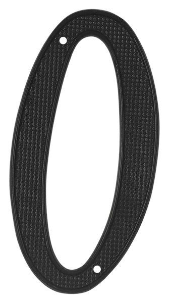 Deltana RNZ40 4" Numbers; Zinc; Black Finish Main image