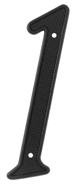 Deltana RNZ41 4" Numbers; Zinc; Black Finish Main image