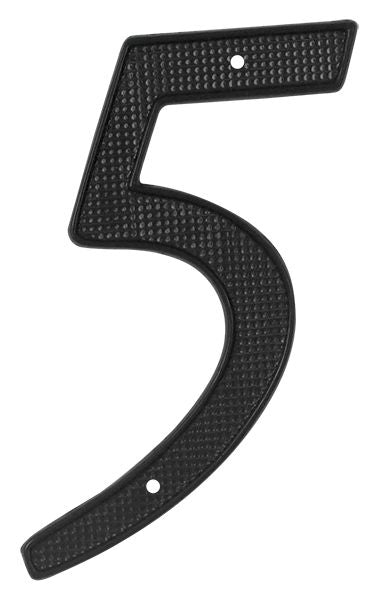 Deltana RNZ45 4" Numbers; Zinc; Black Finish Main image