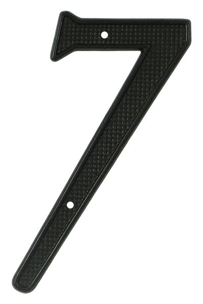 Deltana RNZ47 4" Numbers; Zinc; Black Finish Main image