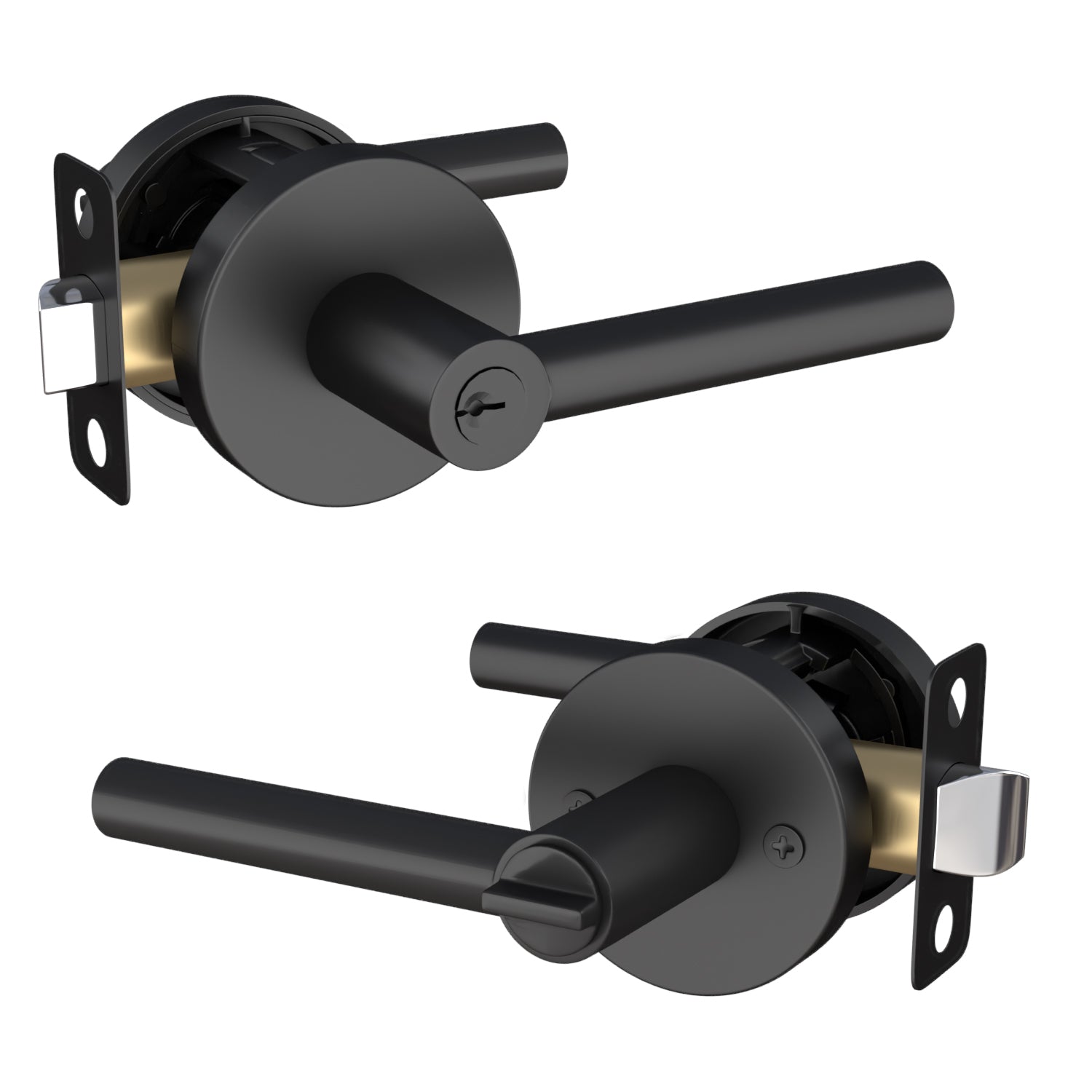 MEGA HANDLES Raegen Door Lever Entry Handle Entry Secondary image