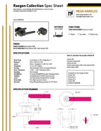 MEGA HANDLES Raegen Door Lever Entry Handle Entry