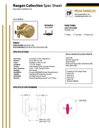 MEGA HANDLES Raegen/Ronn Deadbolt