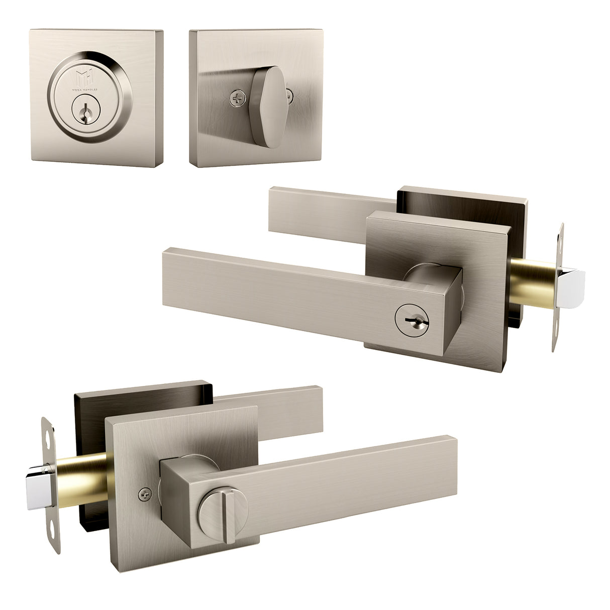 MEGA HANDLES Robell Door Lever Entry Handle Passage/Privacy/Entry/Dummy