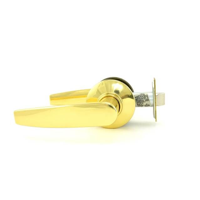 Schlage Commercial S10JUP605 S Series Passage Jupiter with 16-203 Latch 10-001 Strike Bright Brass Finish Main image