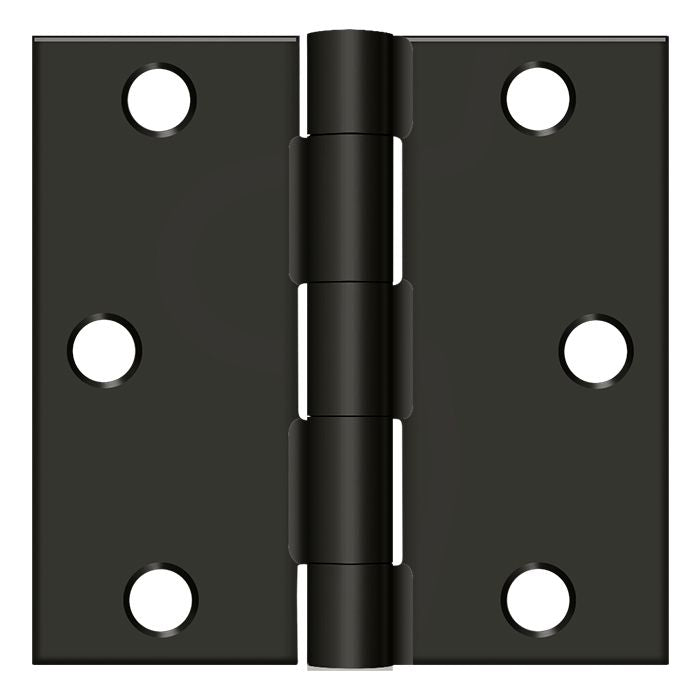 Deltana S33U10B-R 3" x 3" Square Hinge; Oil Rubbed Bronze Finish Main image