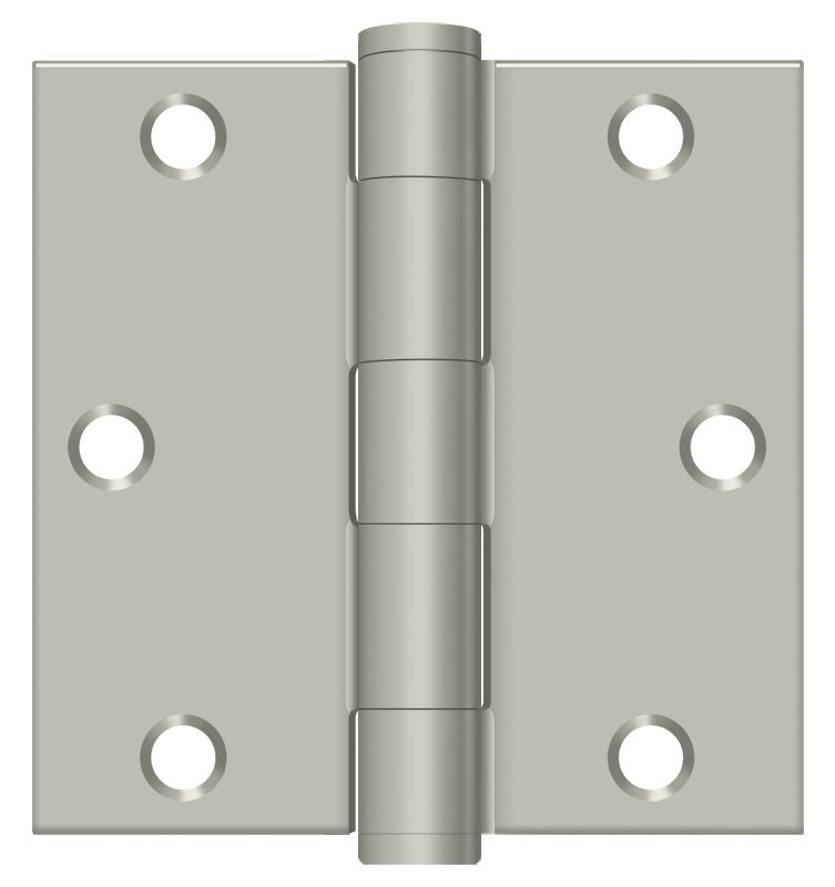 Deltana S35HD15 3-1/2" x 3-1/2" Square Hinge; Heavy Duty; Satin Nickel Finish