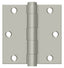 Deltana S35HD15 3-1/2" x 3-1/2" Square Hinge; Heavy Duty; Satin Nickel Finish