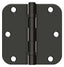 Deltana S35R5BB10B 3-1/2" x 3-1/2" x 5/8" Radius Hinge; Ball Bearing; Oil Rubbed Bronze Finish