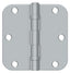 Deltana S35R5BB26D 3-1/2" x 3-1/2" x 5/8" Radius Hinge; Ball Bearing; Satin Chrome Finish