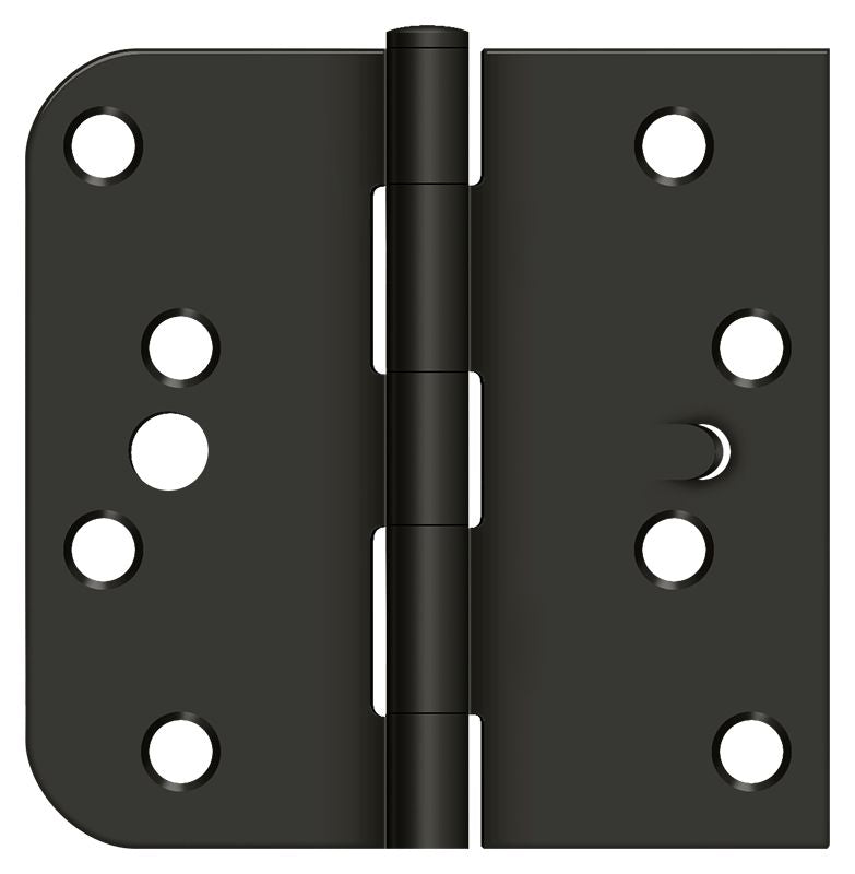 Deltana S44058TT10B-LH Left Hand 4" x 4" x 5/8" x Square Hinge; Oil Rubbed Bronze Finish Main image