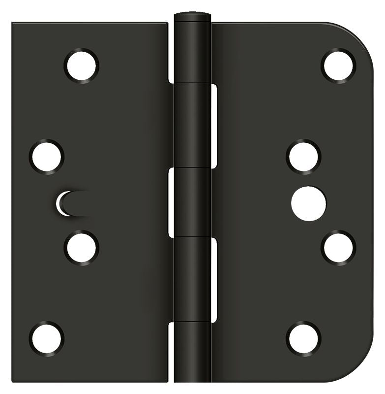 Deltana S44058TT10B-RH Right Hand 4" x 4" x 5/8" x Square Hinge; Oil Rubbed Bronze Finish Main image