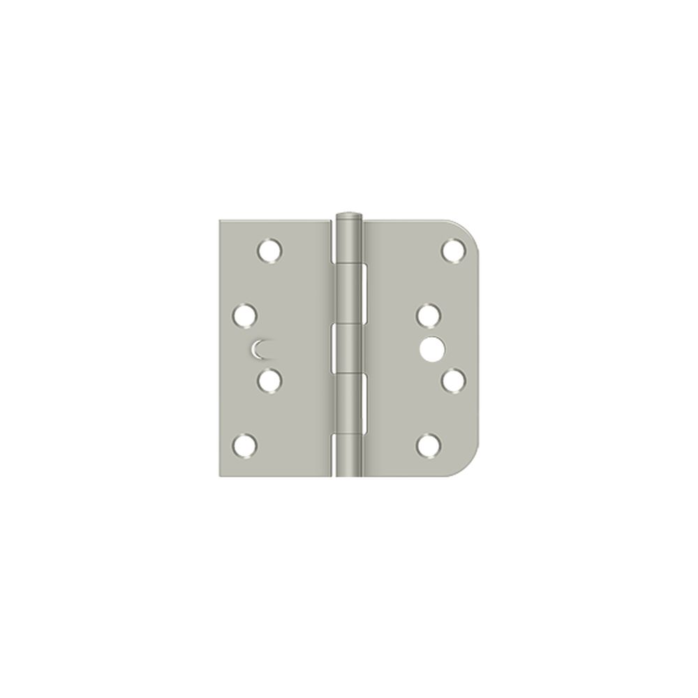Deltana S44058TT15-R/H Right Hand 4" x 4" x 5/8" x Square Hinge; Satin Nickel Finish