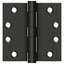 Deltana S44HD10B 4" x 4" Square Hinge; Heavy Duty; Oil Rubbed Bronze Finish