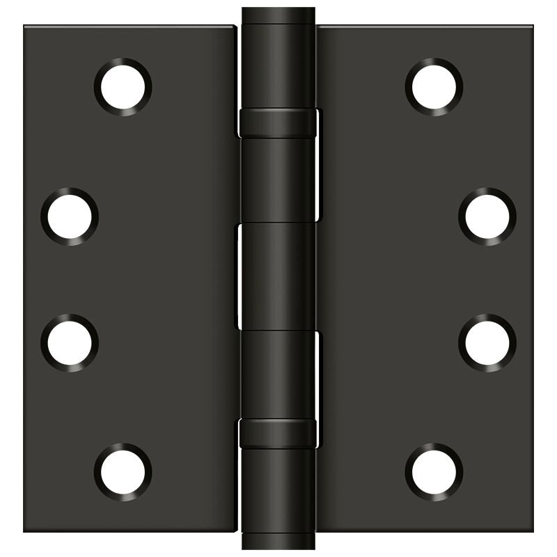 Deltana S44HDBB10B 4" x 4" Square Hinge; Heavy Duty; Ball Bearings; Oil Rubbed Bronze Finish Main image