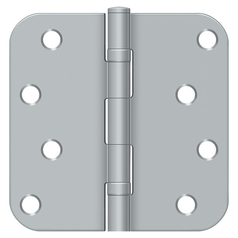Deltana S44R5BB26D 4" x 4" x 5/8" Radius Hinge; Ball Bearings; Satin Chrome Finish Main image