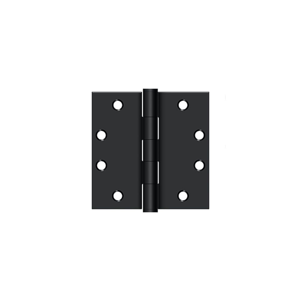 Deltana S45U1B 4-1/2" x 4-1/2" Square Hinge; Heavy Duty; Paint Black Finish