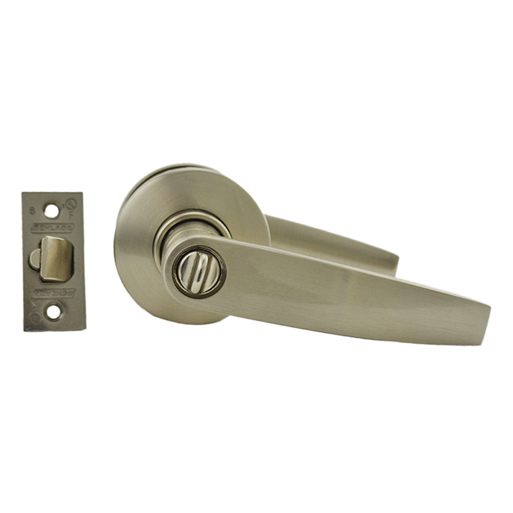 Schlage Commercial S51PJUP619 S Series Entry C Keyway Jupiter with 16-203 Latch 10-001 Strike Satin Nickel Finish Main image