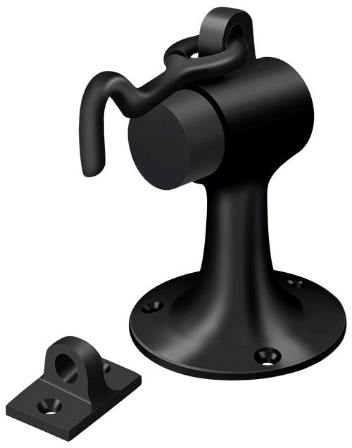 Deltana SAHF358U19 Floor Mount Bumper with Holder Black Finish Main image