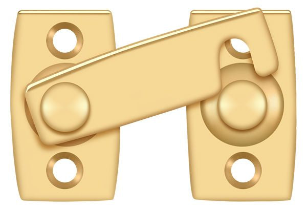 Deltana SB3178CR003 Shutter Bar/Door Latch 7/8"; Lifetime Brass Finish Main image