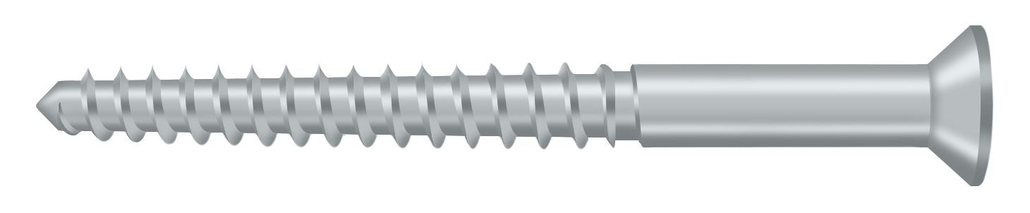 Deltana SCWB1225U26D Wood Screw; SB; #12 x 2-1/2"; Satin Chrome Finish Main image