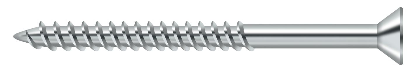 Deltana SCWS1025U26 Wood Screw; ST; #10 x 2-1/2"; Bright Chrome Finish Main image