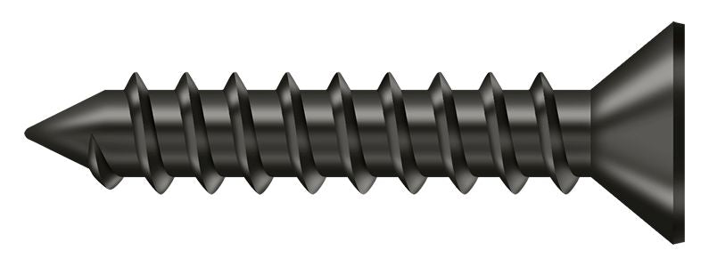 Deltana SCWS12125U10B Wood Screw; ST; #12 x 1-1/4"; Oil Rubbed Bronze Finish Main image
