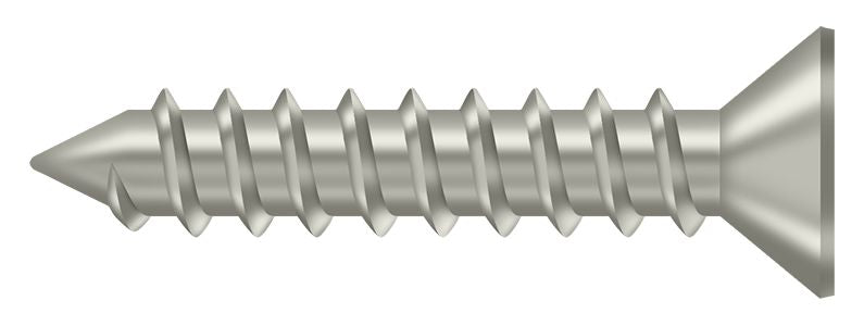 Deltana SCWS12125U15 Wood Screw; ST; #12 x 1-1/4"; Satin Nickel Finish Main image
