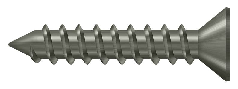 Deltana SCWS12125U15A Wood Screw; ST; #12 x 1-1/4"; Antique Nickel Finish Main image