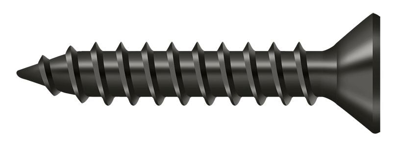 Deltana SCWS910U10B Wood Screw; Steel; #9 x 1"; Oil Rubbed Bronze Finish Main image