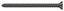 Deltana SCWS925U10B Wood Screw; Steel; #9 x 2-1/2"; Oil Rubbed Bronze Finish
