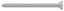 Deltana SCWS925U26D Wood Screw; Steel; #9 x 2-1/2"; Satin Chrome Finish