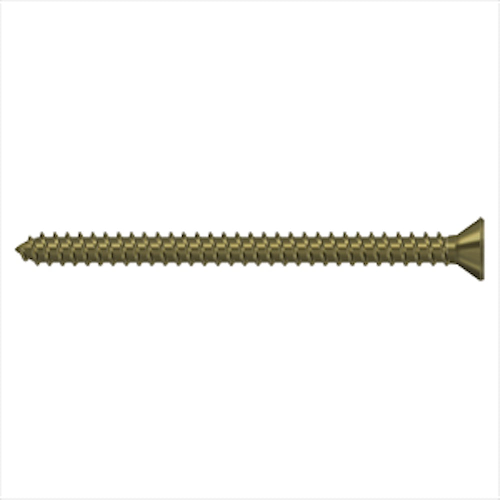 Deltana SCWS925U5 Wood Screw; Steel; #9 x 2-1/2"; Antique Brass Finish