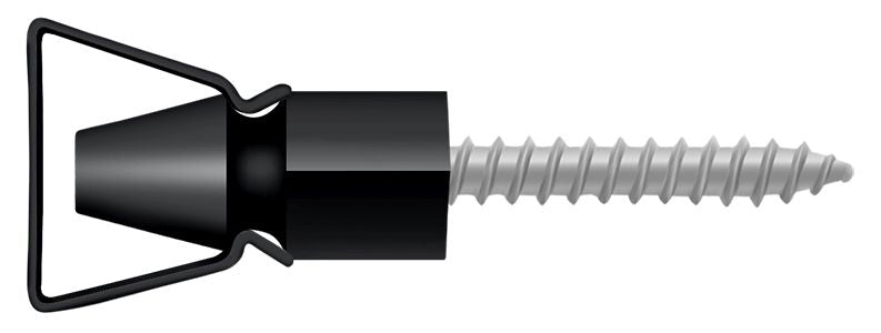 Deltana SDH101U19 Shutter Door Holder; 1-1/4"; Black Finish Main image