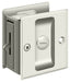 Deltana SDL25U14 Pocket Lock; 2-1/2" x 2-3/4" Privacy; Bright Nickel Finish