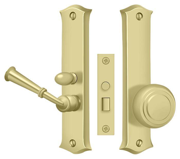 Deltana SDL688U3 Storm Door Latch; Classic; Mortise Lock; Bright Brass Finish Main image