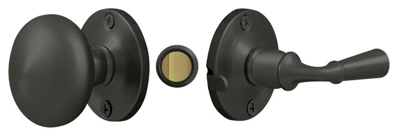 Deltana SDL980U10B Storm Door Latch; Round; Tubular Lock; Oil Rubbed Bronze Finish Main image