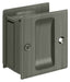 Deltana SDP25U15A Pocket Lock; 2-1/2" x 2-3/4" Passage; Antique Nickel Finish