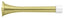 Deltana SDS375U3 3-3/4" Baseboard Door Bumper; Heavy Duty; Steel; Bright Brass Finish