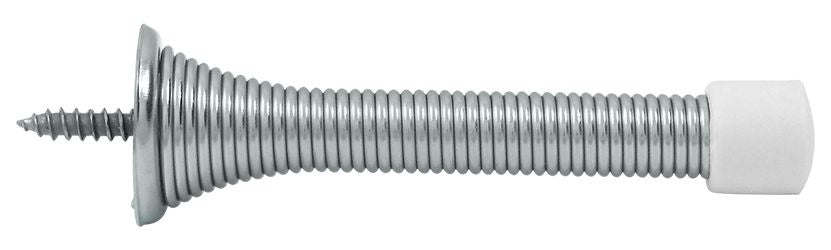 Deltana SDS3U26 3" Baseboard Door Bumper; Steel; Bright Chrome Finish Main image