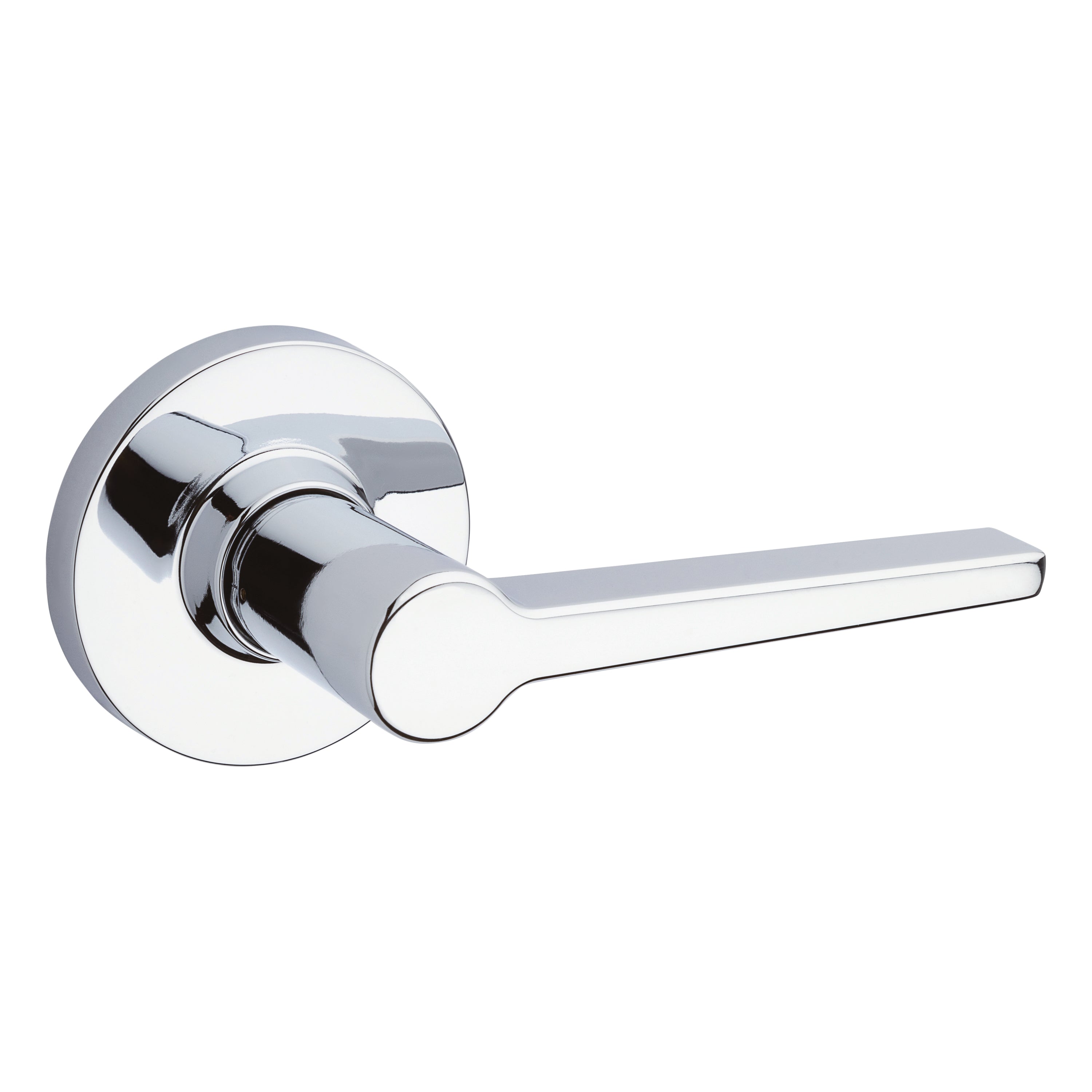 Safelock SL1000DALRDT-26 Daylon Lever with Round Rose Passage Lock with RCAL Latch and RCS Strike Bright Chrome Finish Main image
