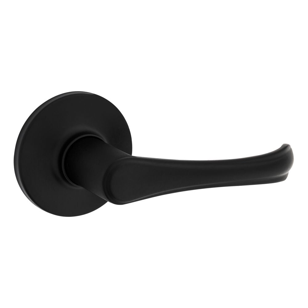Safelock SL1000GV-514 Grapevine Lever Passage Lock with RCAL Latch and RCS Strike Matte Black Finish