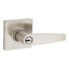 Safelock SL6000WISQT-15 Winston Lever Square Rose Push Button Entry Lock with 4AL Latch and RCS Strike Satin Nickel Finish