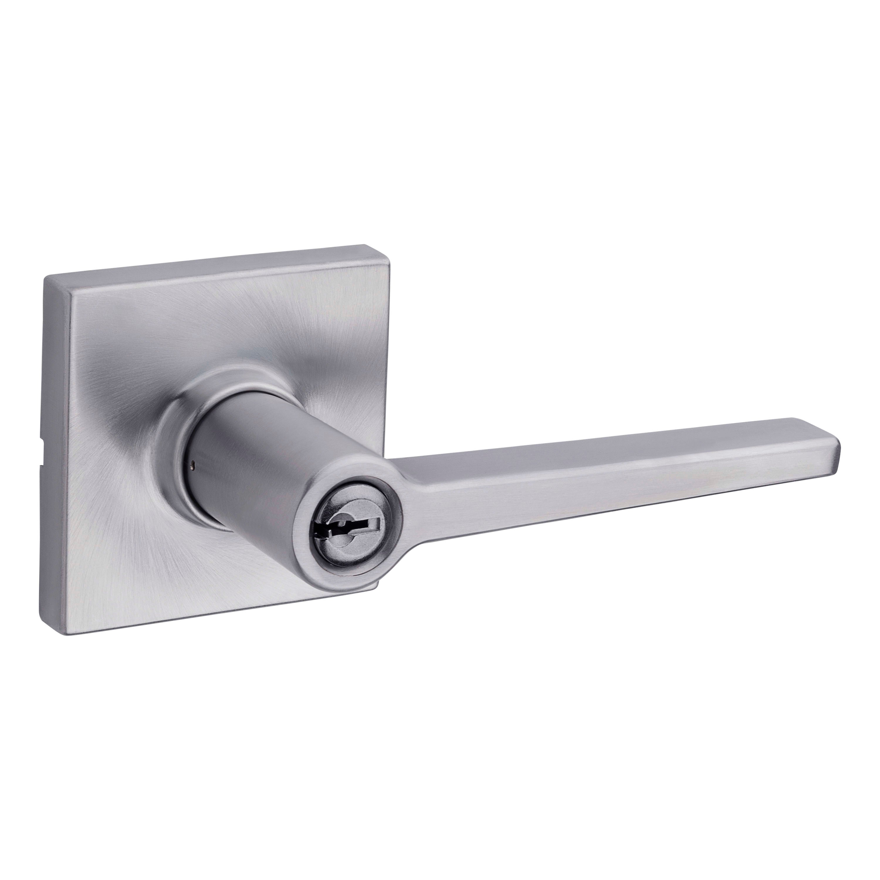 Safelock SL6500DALSQT-26D Daylon Lever with Square Rose Storeroom Lock with 4AL Latch and RCS Strike Satin Chrome Finish Main image
