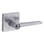 Safelock SL6500DALSQT-26D Daylon Lever with Square Rose Storeroom Lock with 4AL Latch and RCS Strike Satin Chrome Finish