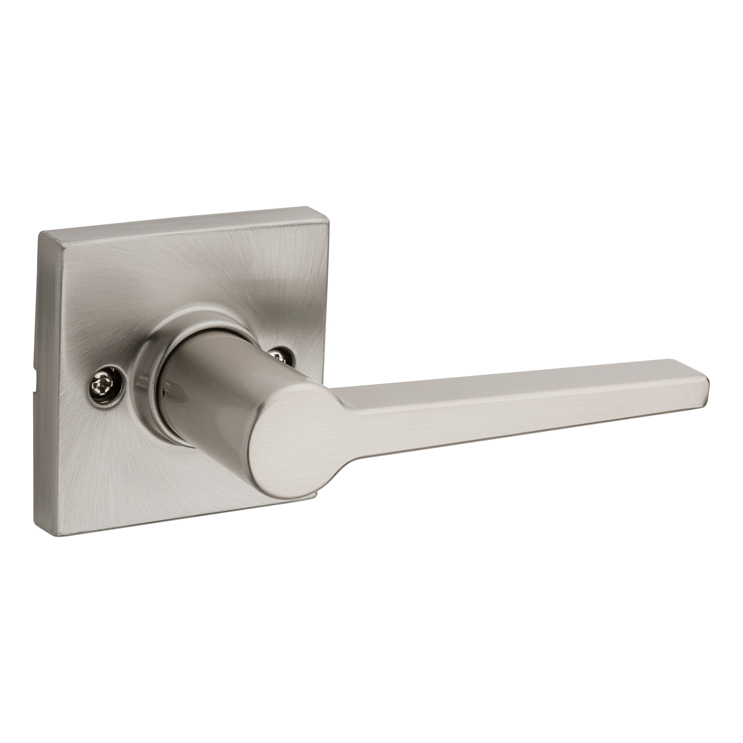 Safelock SL7000DALSQT-15 Daylon Lever with Square Rose Half Dummy Satin Nickel Finish Main image