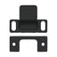 Deltana SP2751U19 Strike Plate; Dust Cup; Adjustable; 2-3/4" x 1-1/4" Black Finish